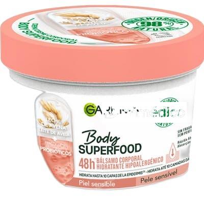BODY SUPERFOOD CREMA CORPORAL HIDRATANTE HIPOALERGENICA 48H GARNIER