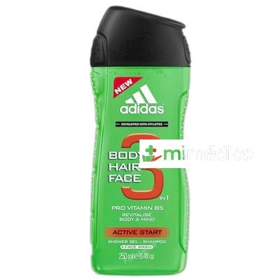 ACTIVE START SHOWER GEL 3 EN 1 250 ML 250 ML ADIDAS