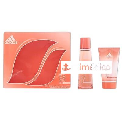 ESTUCHE COLONIA MUJER FRESH ESCAPE 75ML VAPOGEL DE BANO 75 ADIDAS