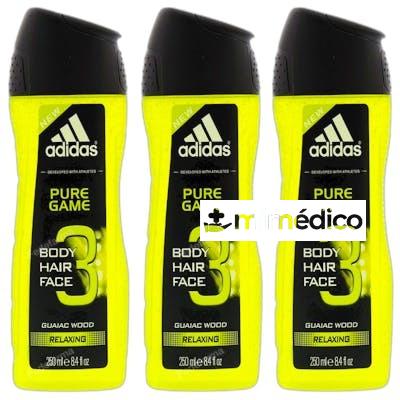 PURE GAME LOTE 3 PIEZAS NA ADIDAS