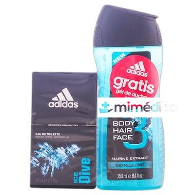 MAN ICE DIVE PACK COLONIA 50 V GEL 250 NA ADIDAS