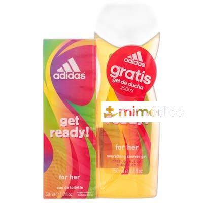 COLONIA WOMAN V 50 GET READY SIN GLUTEN 250ML NA ADIDAS