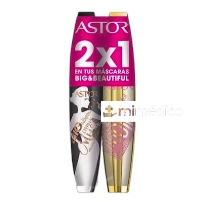 PACK DE MASCARAS DE PESTANAS BIG AND BEAUTIFUL 2 PIEZAS NA ASTOR