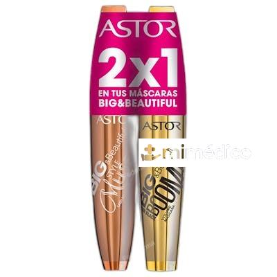 PACK DE MASCARA DE PESTANAS BIG AND BEAUTIFUL 2 PIEZAS NA ASTOR