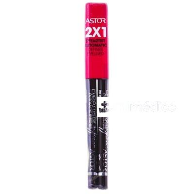 VOLUME DEFINER AUTOMATIC EYE LINER 2BROWN 2X1 NA ASTOR
