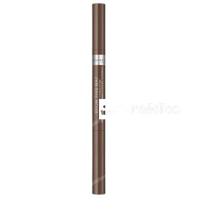 BROW THIS WAY FILL SCULPT EYEBROW DEFINER 002 RIMMEL LONDON