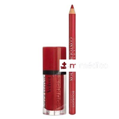 ROUGE EDITION VELVET LABIAL LIQUIDO 77 ML 1 PIEZA 03 HOT PE BOURJOIS PARIS