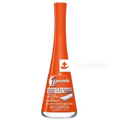 1 SECONDE ESMALTE DE UNAS TEXTURA GEL 9 ML 058 DIABO ORANGE BOURJOIS PARIS