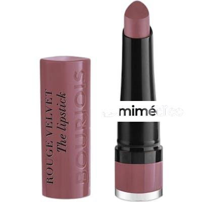 ROUGE VELVET BARRA DE LABIOS 24 GR 17 FROM PARIS WITH MAUVE BOURJOIS PARIS