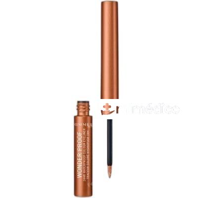 WONDERPROOF LINER 001TRUE COPPER RIMMEL LONDON