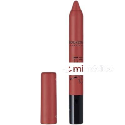 VELVET THE PENCIL MATT BARRA DE LABIOS 3 GR 008LESS IS BROWN BOURJOIS PARIS