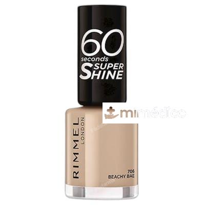 ESMALTE DE UNAS 60 SECONDS SUPER SHINE 706BEACHY BAE RIMMEL LONDON