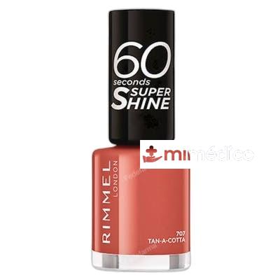 ESMALTE DE UNAS 60 SECONDS SUPER SHINE 707TANACOTTA RIMMEL LONDON