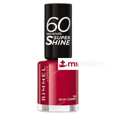 ESMALTE DE UNAS 60 SECONDS SUPER SHINE 710OH MY CHERRY RIMMEL LONDON