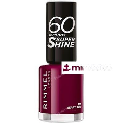 ESMALTE DE UNAS 60 SECONDS SUPER SHINE 712BERRY POP RIMMEL LONDON