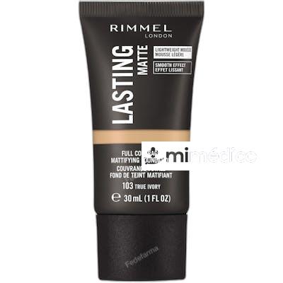 BASE DE MAQUILLAJE MATE DURADERA 200 RIMMEL LONDON