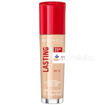 BASE DE MAQUILLAJE LASTING FINISH 25H SPF20 30 ML 050 FAIR P RIMMEL LONDON