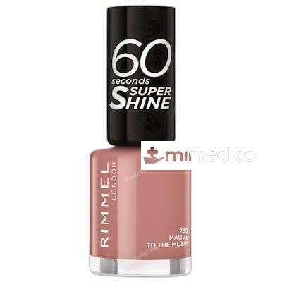 ESMALTE DE UNAS 60 SECONDS SUPER SHINE 8 ML 230 MAUVE TO THE RIMMEL LONDON