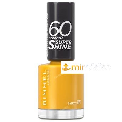 60 SECONDS SUPER SHINE ESMALTE DE UNAS 8 ML 150 SANDY TOES RIMMEL LONDON