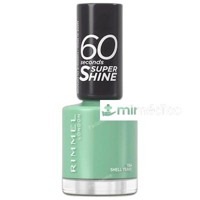 60 SECONDS SUPER SHINE ESMALTE DE UNAS 8 ML 154 SHELL YEAH RIMMEL LONDON