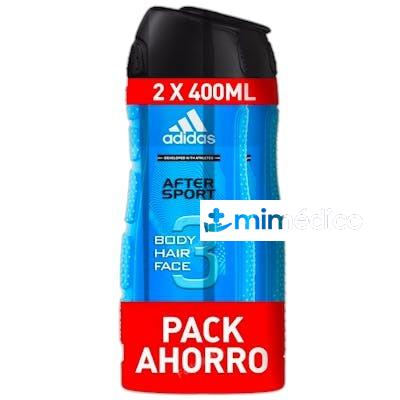 AFTER SPORT GEL DE DUCHA 2X400 ML 2 UNIDADES ADIDAS