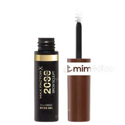2000 CALORIE BROW SCULPT GEL 45 ML 004 BLACK BROWN MAX FACTOR