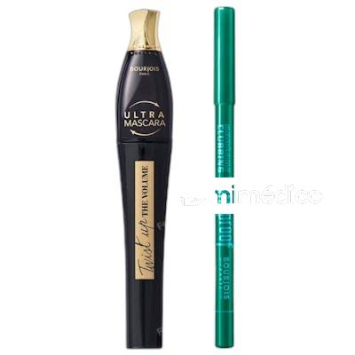 TWIST UP MASCARA CONTOUR CLUBBING DELINEADOR SET 2 PIEZAS U BOURJOIS PARIS