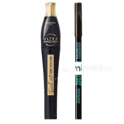 TWIST UP MASCARA CONTOUR CLUBBING DELINEADOR SET 2 PIEZAS U BOURJOIS PARIS