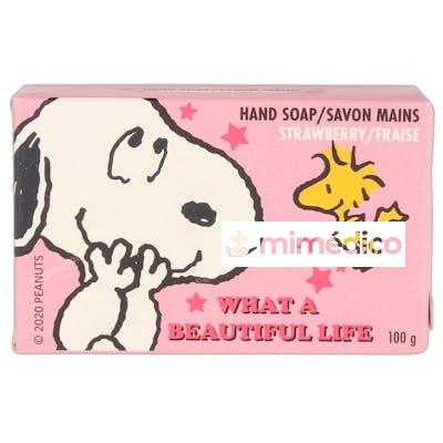 SNOOPY PASTILLA DE JABON MANOS FRESA 100 GR NA TAKE CARE