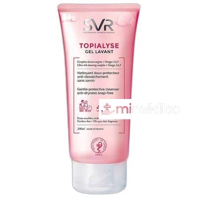 TOPIALYSE GEL LAVANT HIDRATANTE Y CALMANTE 200 ML SVR
