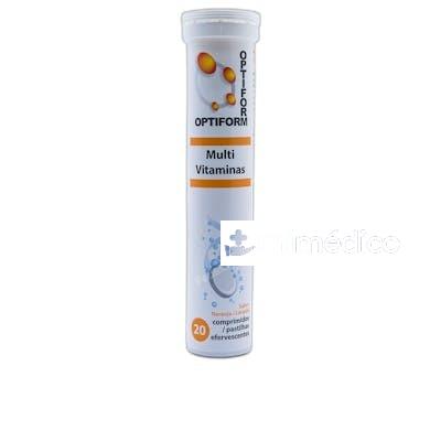 COMPLEMENTO MULTIVITAMINICO EFERVESCENTE NARANJA 20 CAPSULAS NATURTIERRA