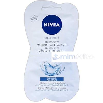 AQUA EFFECT MASCARILLA REFRESCANTE HIDRATANTE 2 X 75 ML NIV NIVEA