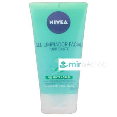 AQUA EFFECT GEL LIMPIADOR FACIAL PURIFICANTE PIEL MIXTA GRAS NIVEA
