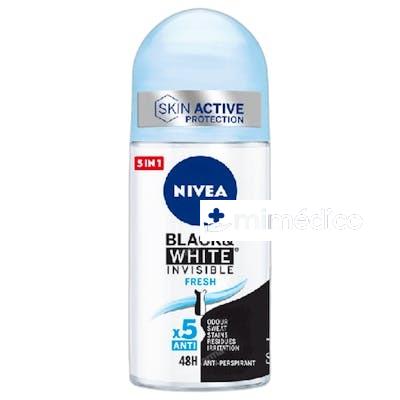 BLACK AND WHITE INVISIBLE FRESH DESODORANTE ROLL ON 50 ML NA NIVEA