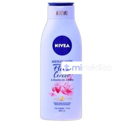 ACEITE LOCION FLOR CEREZO JOJOBA 400 ML 400 ML NIVEA