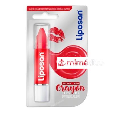 CRAYON HIDRATACION COLOR INTENSO HOT RED 3 GR NA LIPOSAN