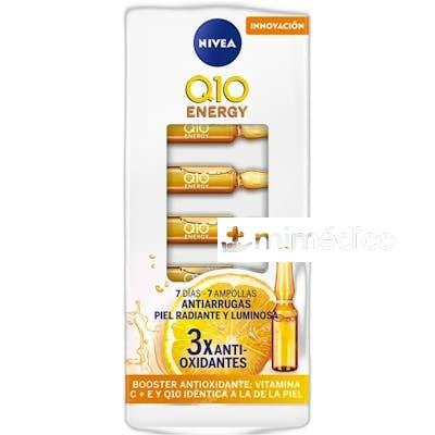 AMPOLLAS Q10 ENERGY ANTIARRUGAS 7 AMPOLLAS 7 UNIDADES NIVEA