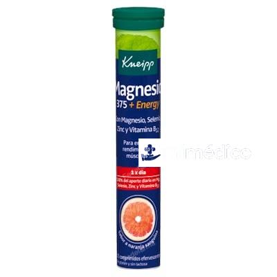 MAGNESIUM 375 ENERGY 15 COMPRIMIDOS EFERVESCENTES NA KNEIPP