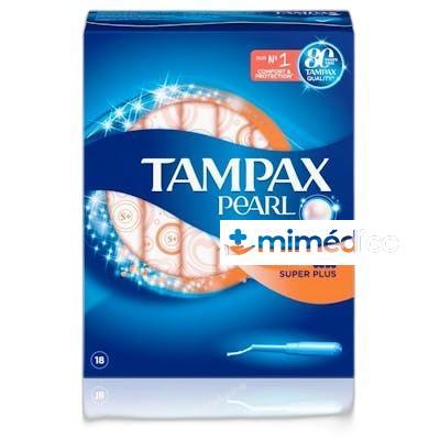 PEARL TAMPONES SUPER PLUS 18 UNIDADES TAMPAX
