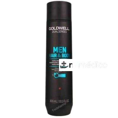 DUALSENSES MEN CHAMPU HAIR BODY 300 ML GOLDWELL