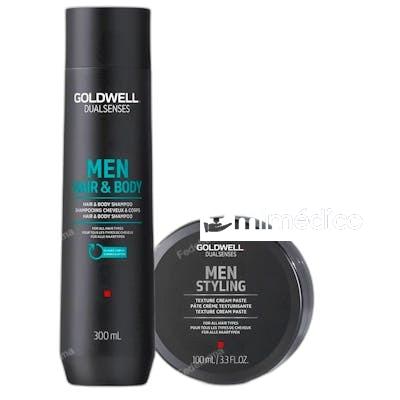 DUALSENSES MEN HAIRBODY CHAMPU 300 ML NA GOLDWELL
