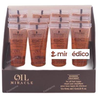 BC OIL MIRACLE TRATAMIENTO CALIDO 12 X 10 ML NA SCHWARZKOPF PROFESSIONAL
