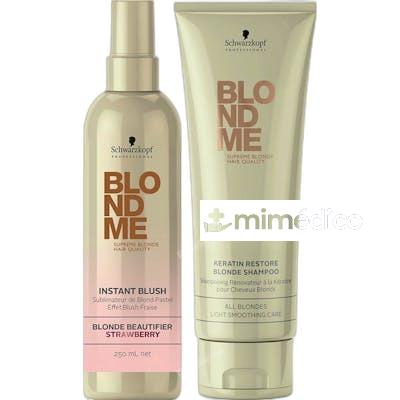 BLONDEME INSTANT BLUSH STRAWBERRY LOTE 2 PIEZAS NA SCHWARZKOPF PROFESSIONAL
