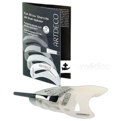 SET DE PLANTILLAS DE CEJAS CON BROCHA APLICADORA NA ARTDECO