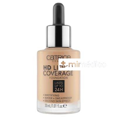 BASE DE MAQUILLAJE HD LIQUID COVERAGE 30 ML 050 ROSY ASH CATRICE COSMETICS