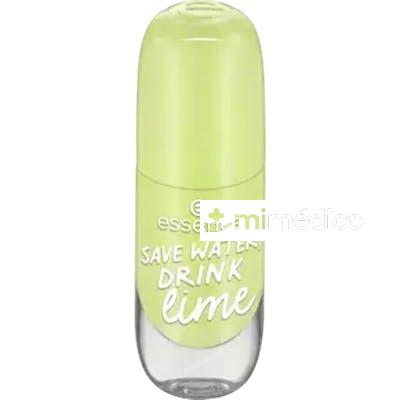 GEL NAIL COLOUR ESMALTE DE UNAS 8 ML 49 SAVE WATER DRINK LIM ESSENCE