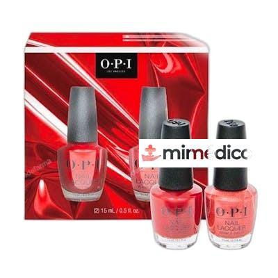 DUO DE LACAS DE UNAS HOLIDAY 2 UNIDADES NA OPI