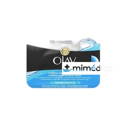 ESSENTIALS TOALLITAS LIMPIADORAS PIELES SENSIBLES 20 UDS NA OLAY