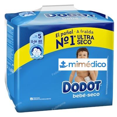 BEBE SECO PANAL TALLA 5 80 UNIDADES NA DODOT