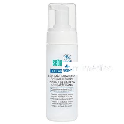 CLEAR FACE ESPUMA LIMPIADORA ANTIBACTERIANA 150 ML 150 ML SEBAMED